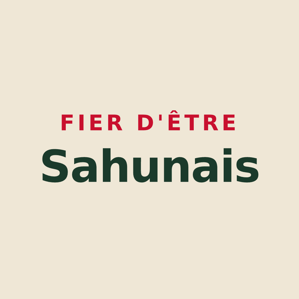 Tote bag « Fier d'être Sahunais » — design pour Sahune