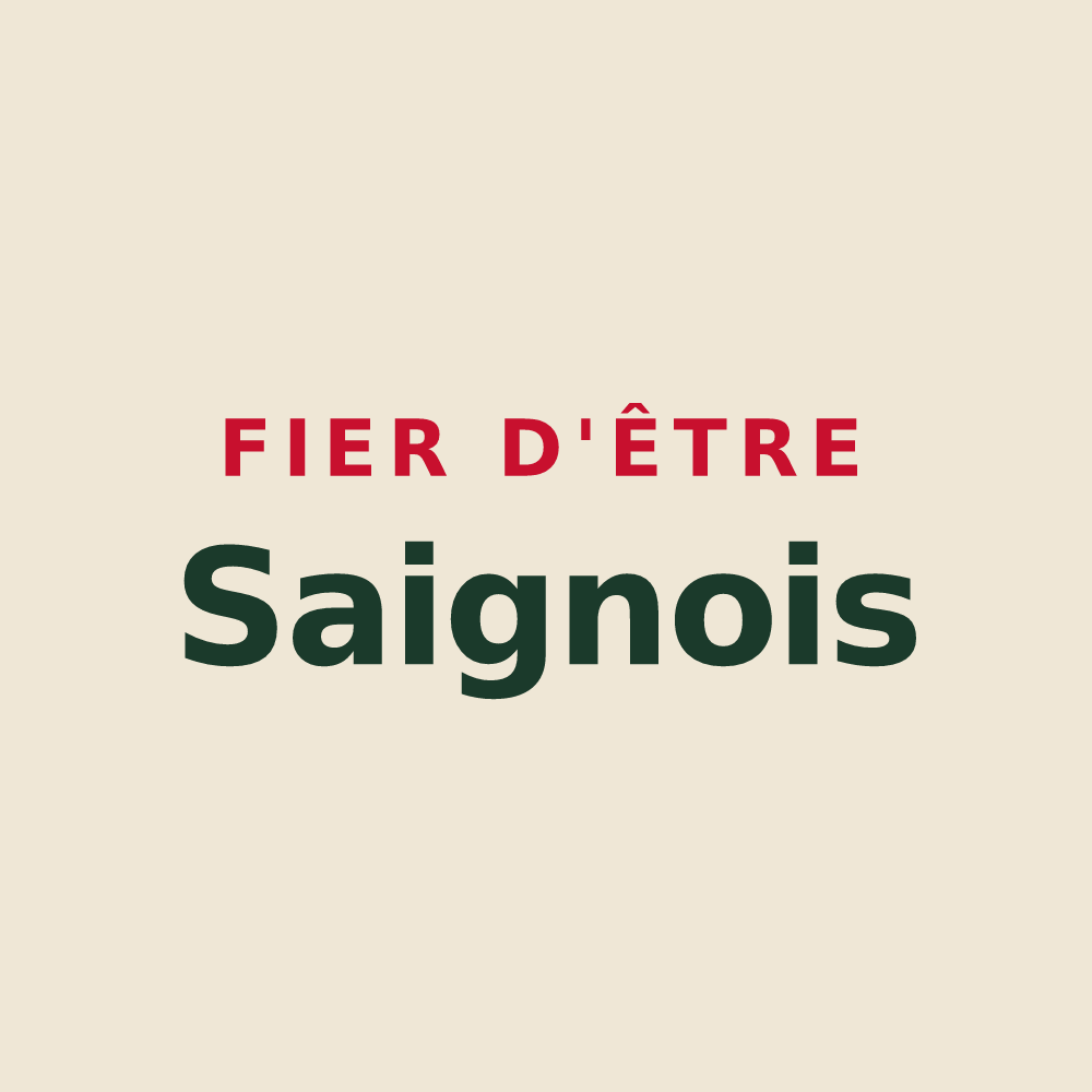 Tote bag « Fier d'être Saignois » — design pour Saignes
