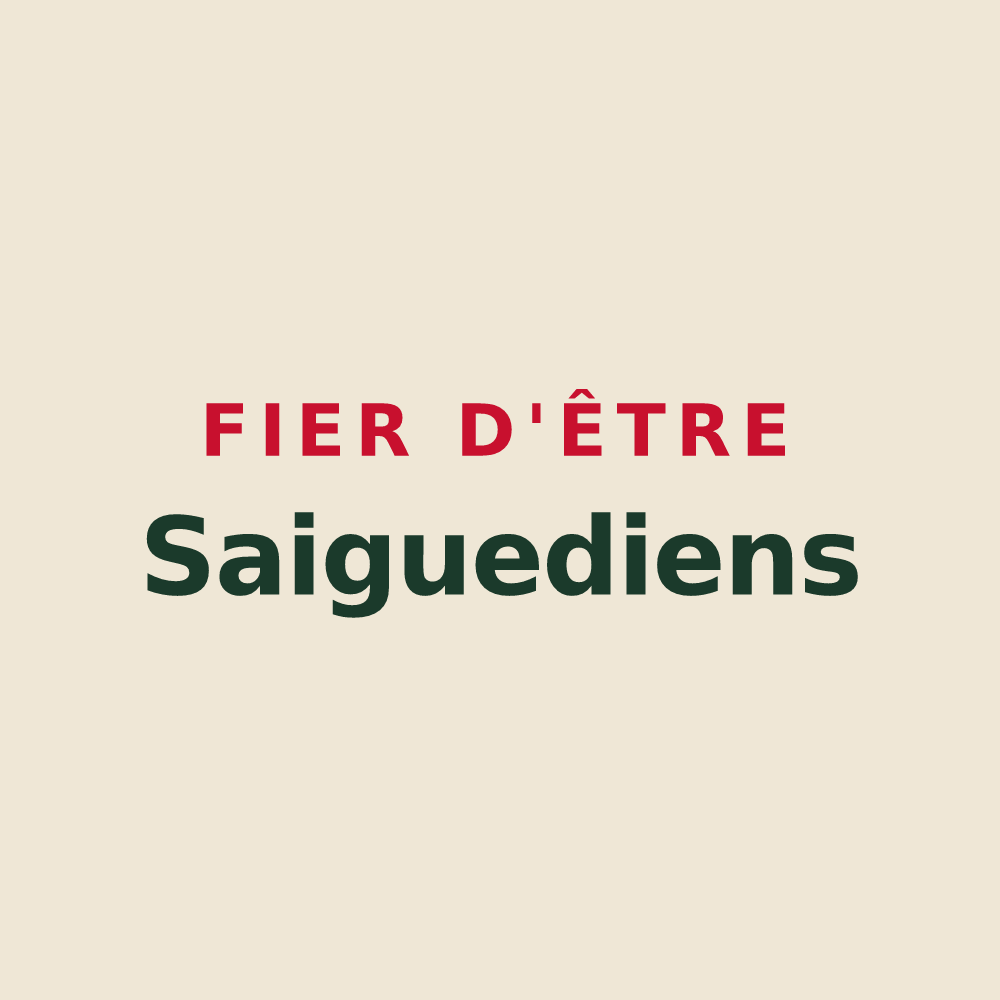 Tote bag « Fier d'être Saiguediens » — design pour Saiguède