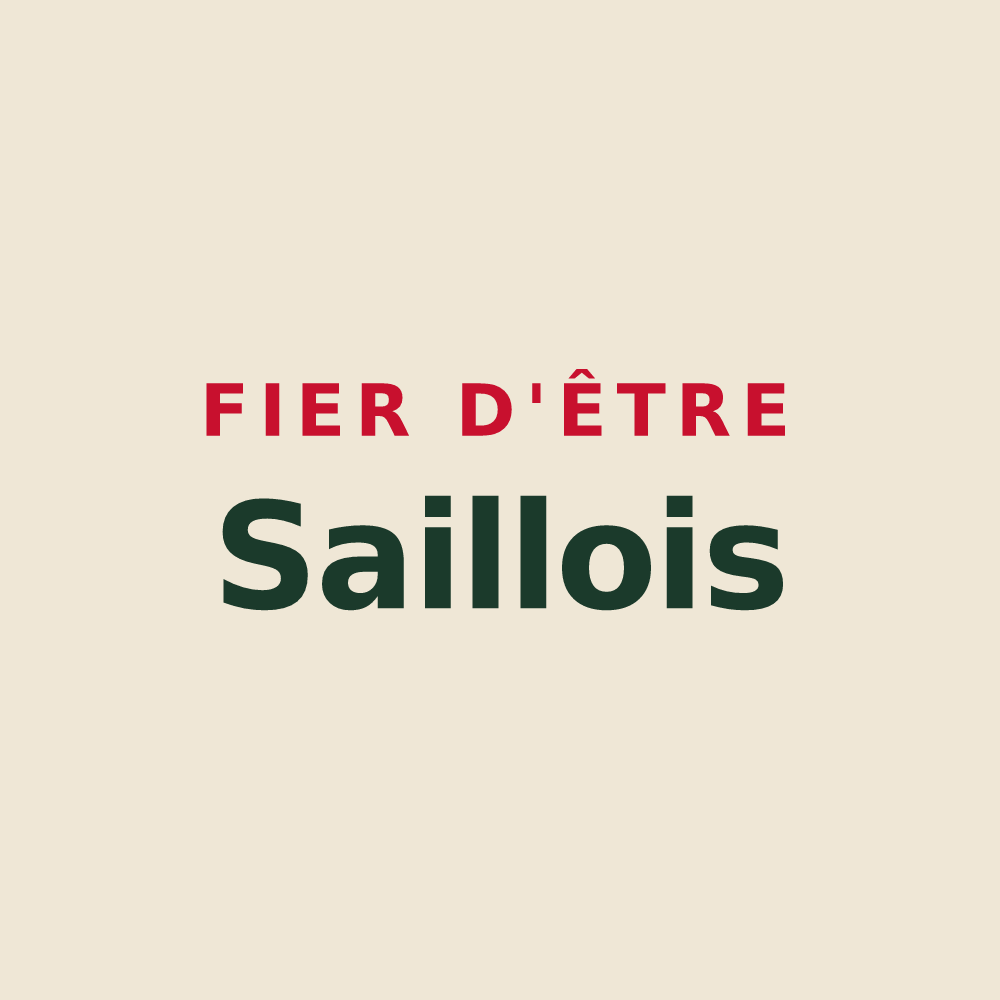 Tote bag « Fier d'être Saillois » — design pour Sail-les-Bains
