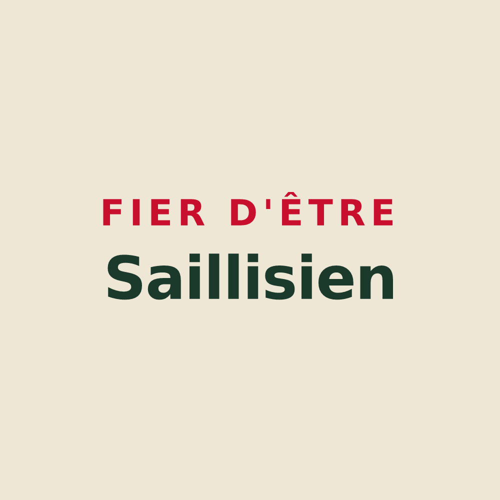 Tote bag « Fier d'être Saillisien » — design pour Sailly-sur-la-Lys