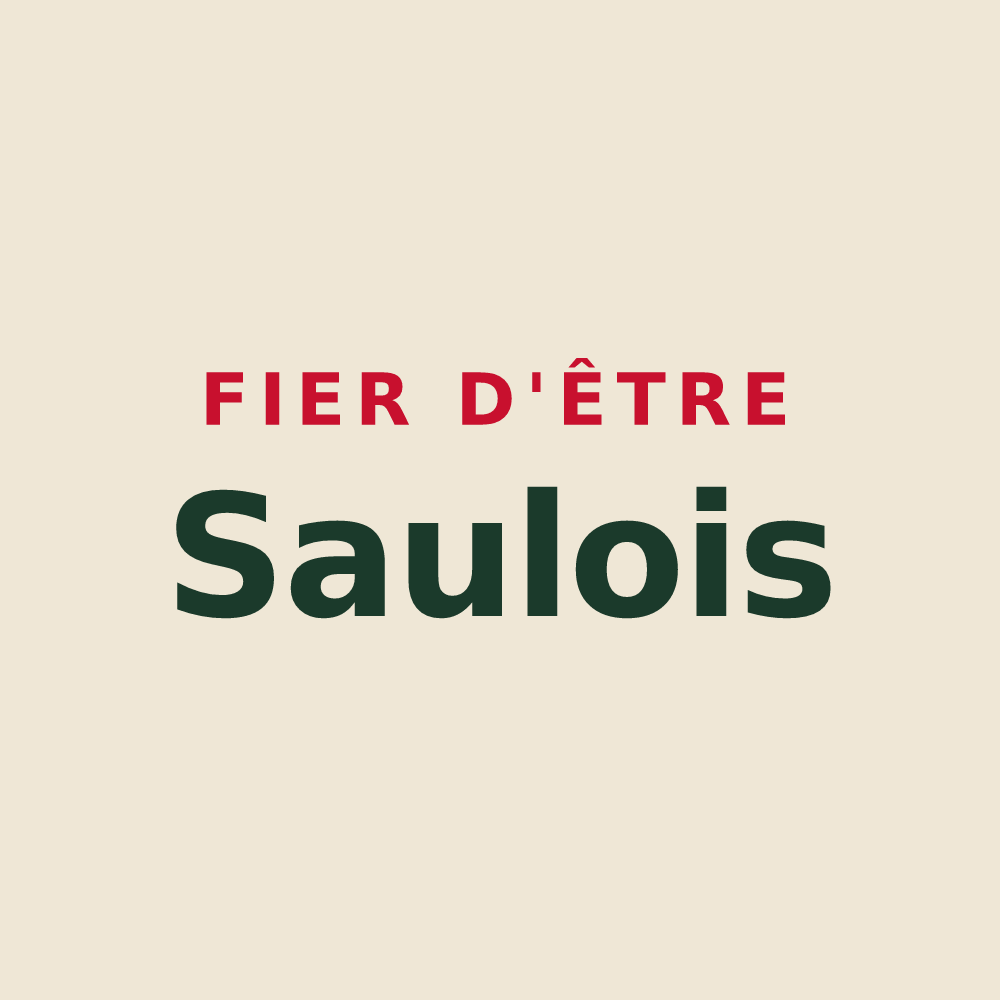 Tote bag « Fier d'être Saulois » — design pour Sailly
