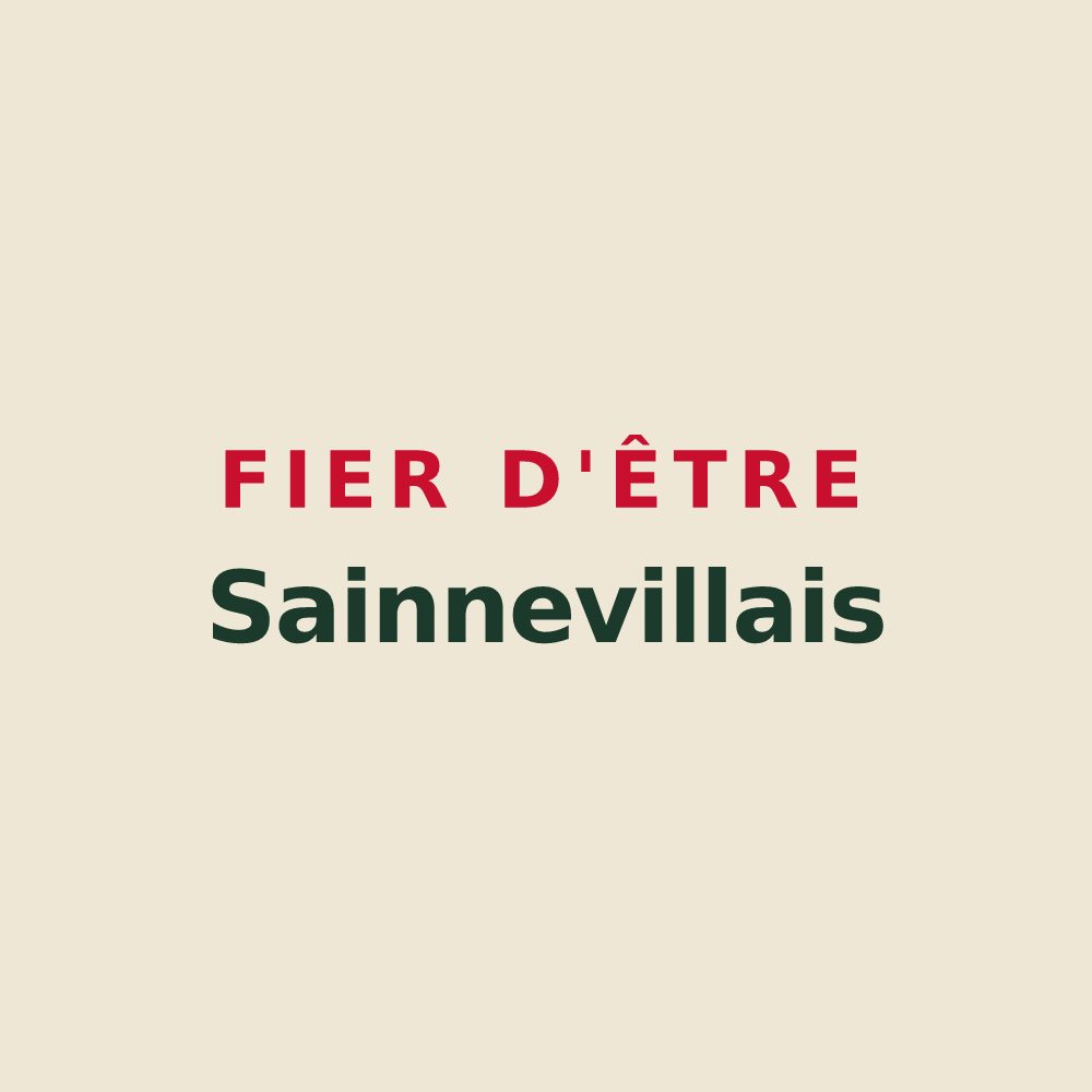 Tote bag « Fier d'être Sainnevillais » — design pour Sainneville