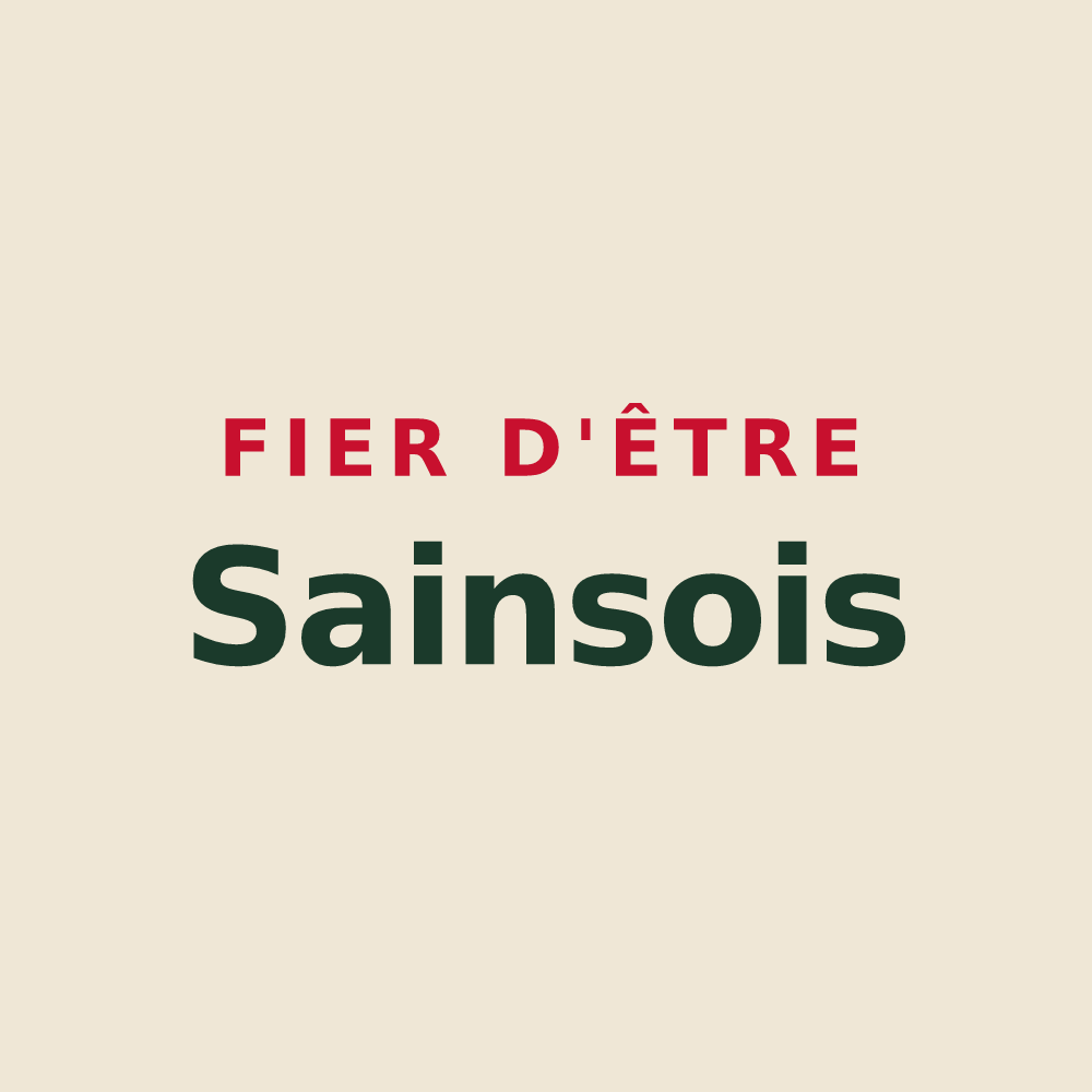 Tote bag « Fier d'être Sainsois » — design pour Sains-du-Nord