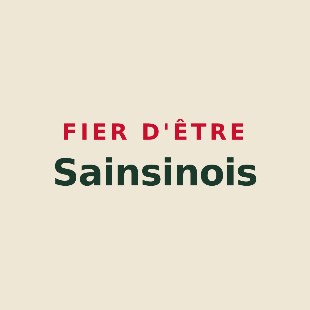 Tote bag « Fier d'être Sainsinois » — design pour Sains-lès-Fressin