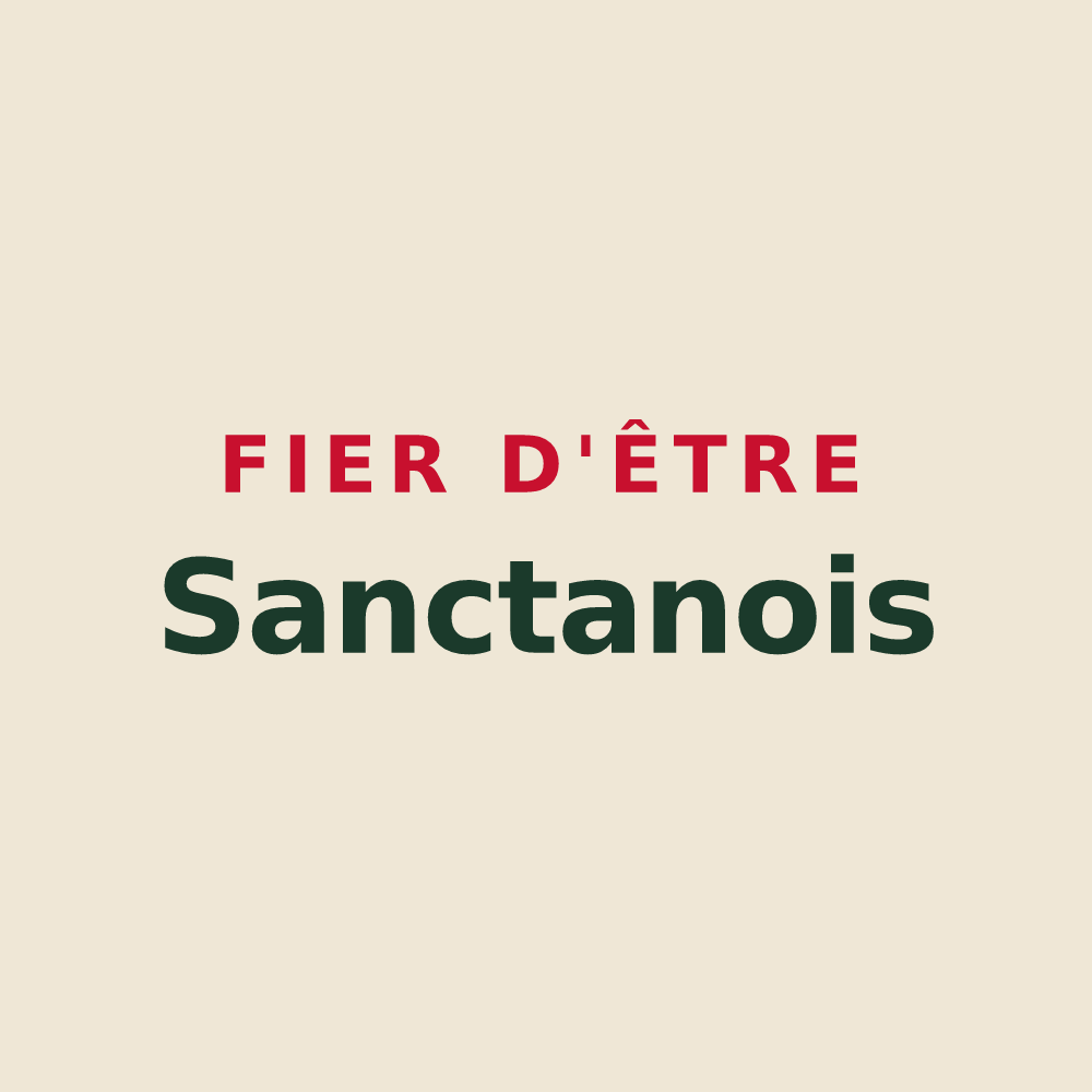 Tote bag « Fier d'être Sanctanois » — design pour Sains-lès-Pernes