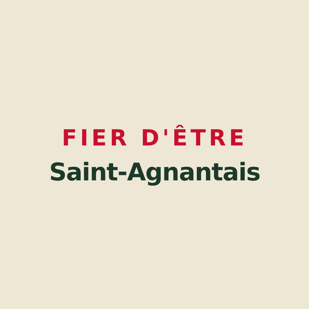 Tote bag « Fier d'être Saint-Agnantais » — design pour Saint-Agnant