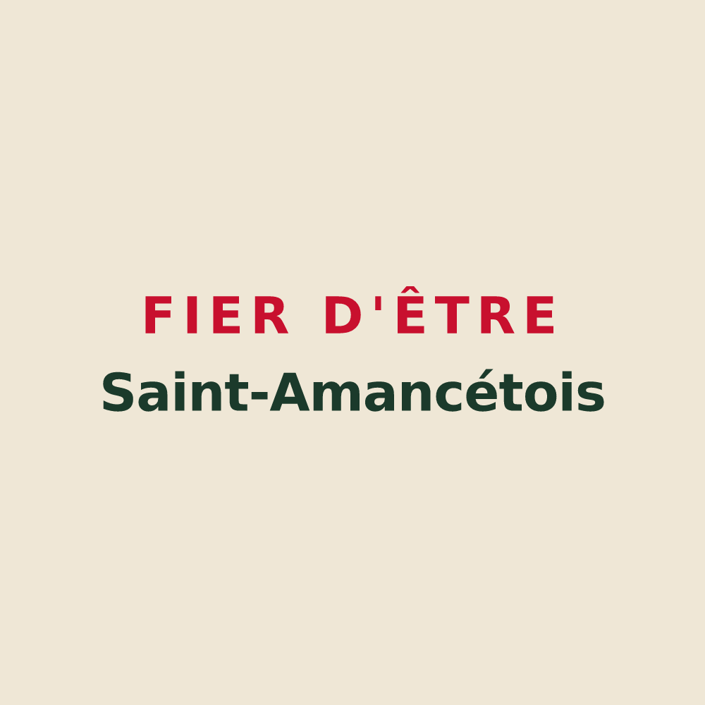 Tote bag « Fier d'être Saint-Amancétois » — design pour Saint-Amancet
