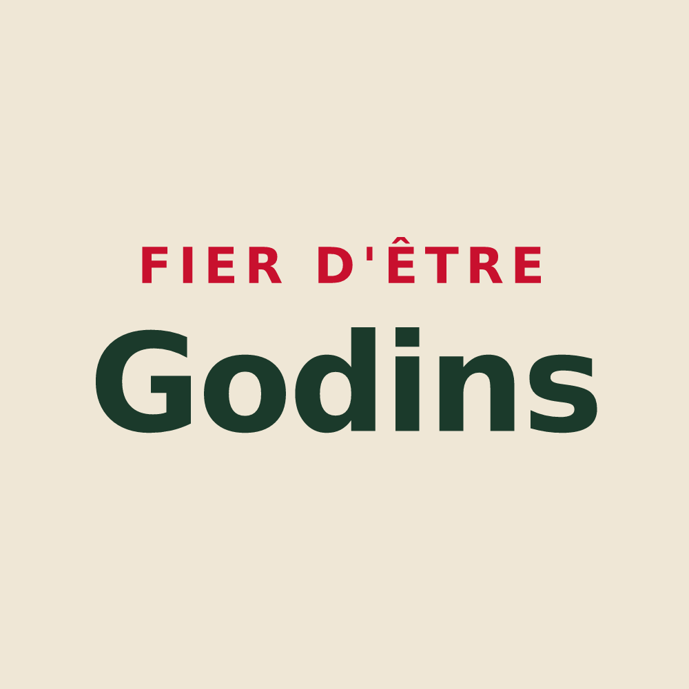 Tote bag « Fier d'être Godins » — design pour Saint-Amand-sur-Fion