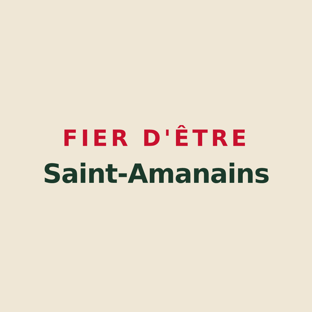 Tote bag « Fier d'être Saint-Amanains » — design pour Saint-Amans-de-Pellagal