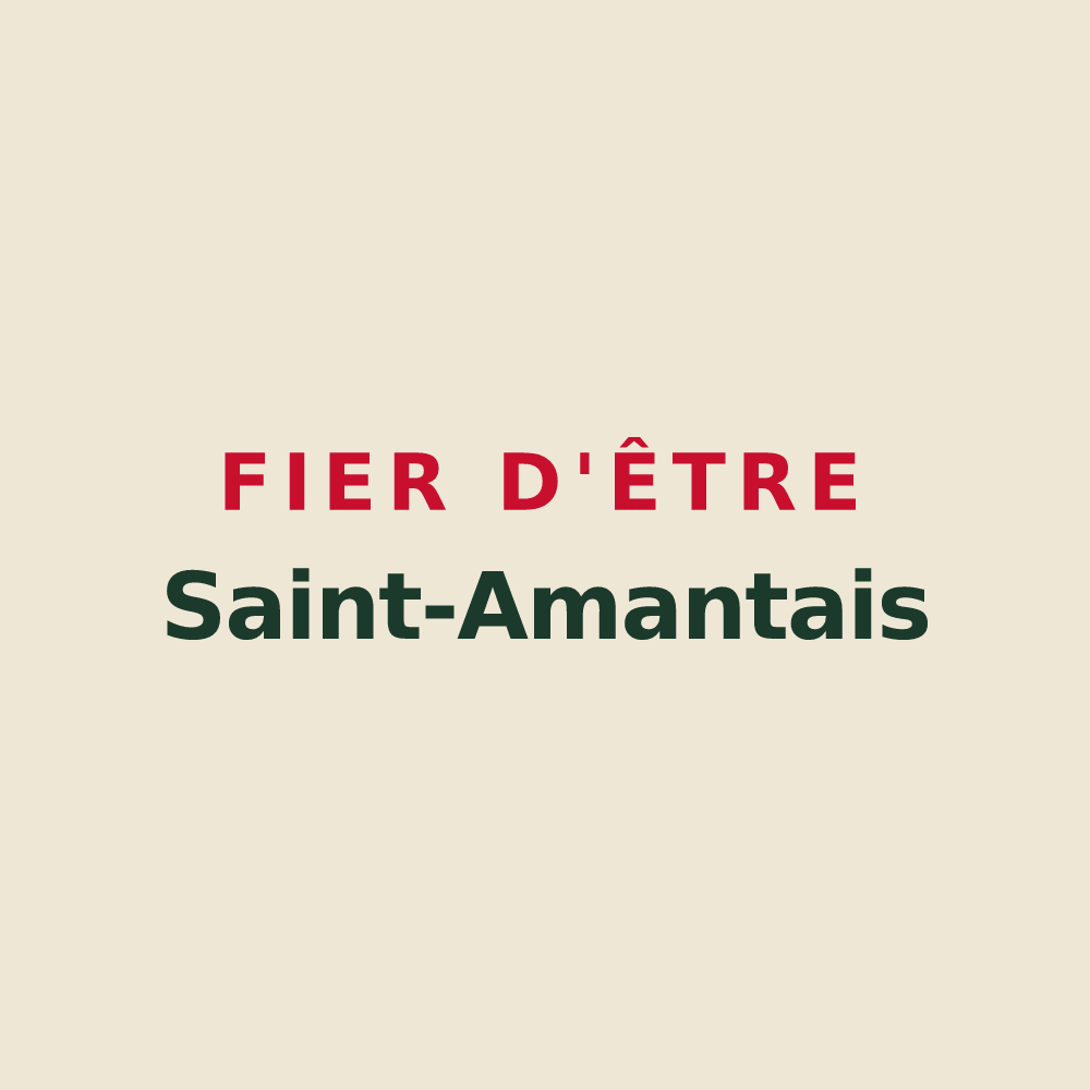 Tote bag « Fier d'être Saint-Amantais » — design pour Saint-Amans-Soult