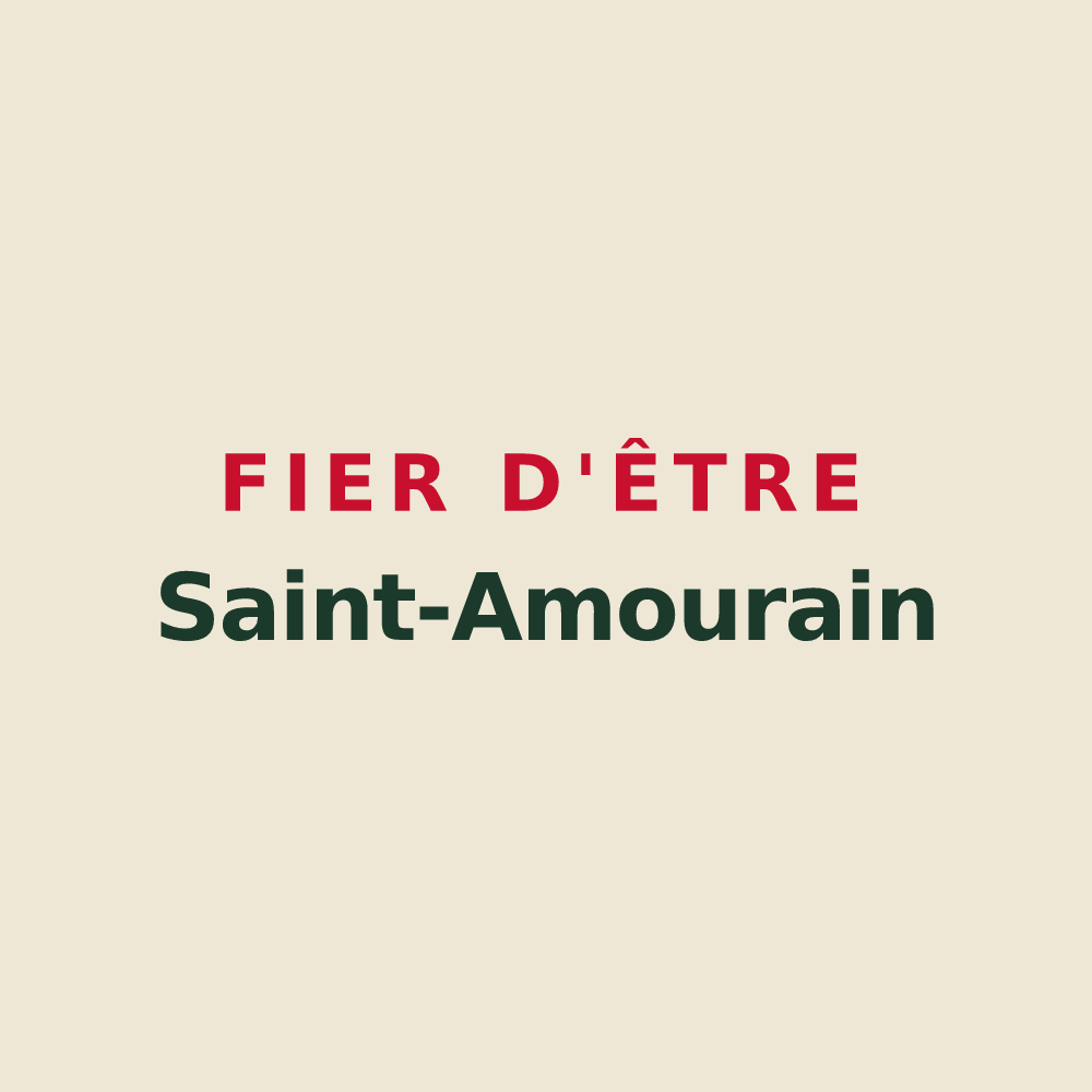 Tote bag « Fier d'être Saint-Amourain » — design pour Saint-Amour