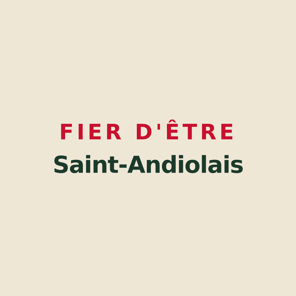 Tote bag « Fier d'être Saint-Andiolais » — design pour Saint-Andiol