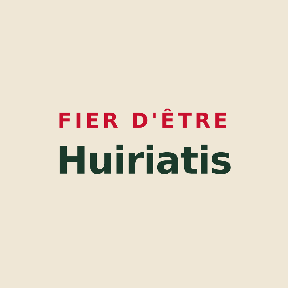 Tote bag « Fier d'être Huiriatis » — design pour Saint-André-d'Huiriat