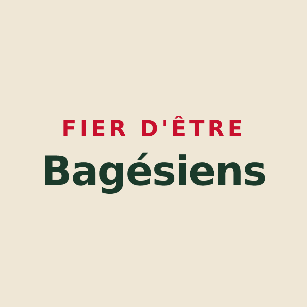 Tote bag « Fier d'être Bagésiens » — design pour Saint-André-de-Bâgé