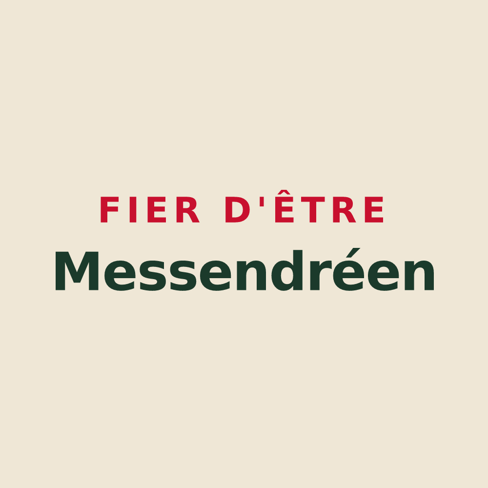 Tote bag « Fier d'être Messendréen » — design pour Saint-André-de-Messei