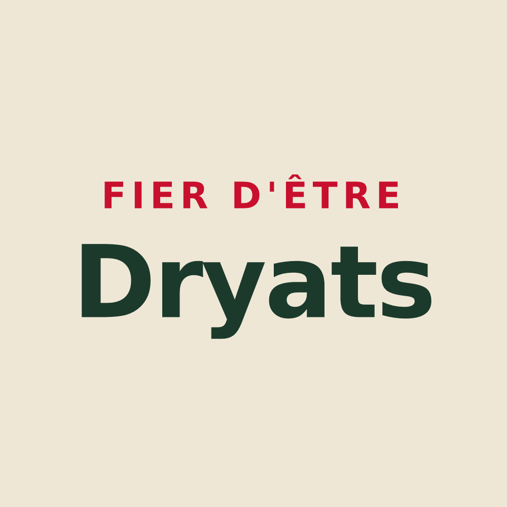 Tote bag « Fier d'être Dryats » — design pour Saint-André-les-Vergers