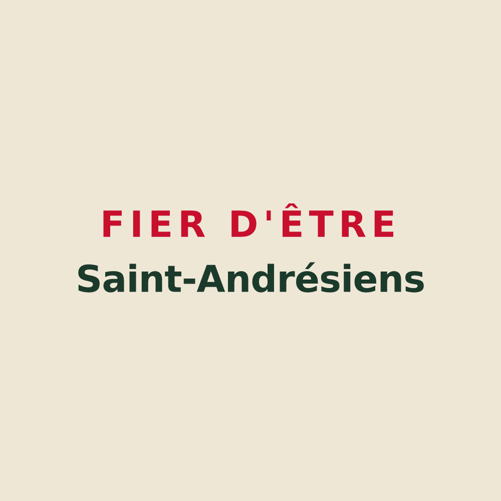 Tote bag « Fier d'être Saint-Andrésiens » — design pour Saint-André-sur-Sèvre