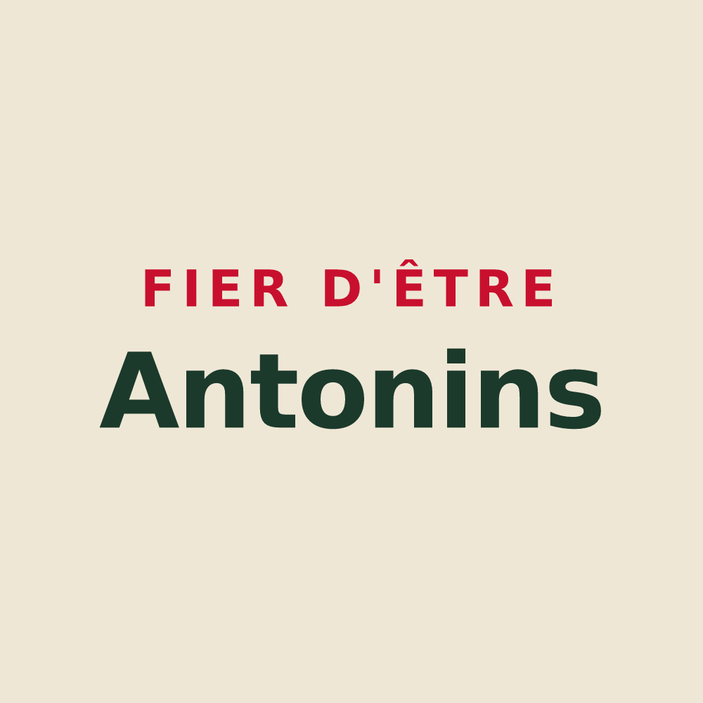 Tote bag « Fier d'être Antonins » — design pour Saint-Antoine