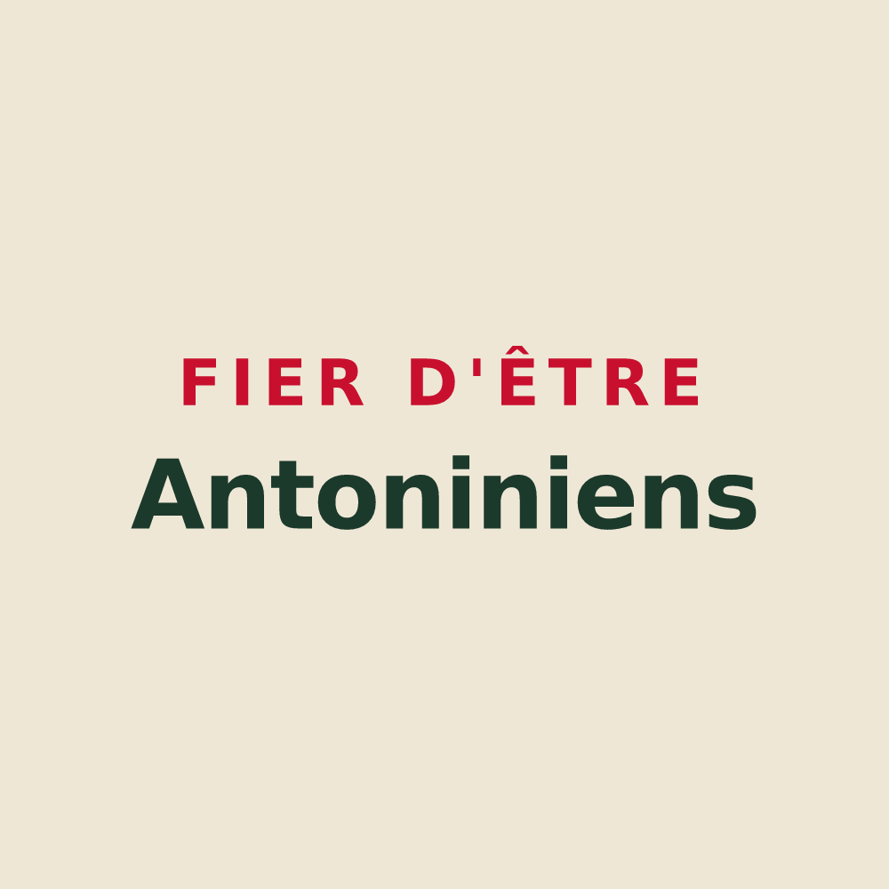 Tote bag « Fier d'être Antoniniens » — design pour Saint-Antonin-de-Sommaire
