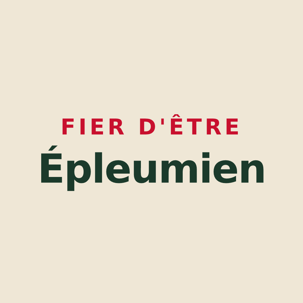 Tote bag « Fier d'être Épleumien » — design pour Saint-Apollinaire
