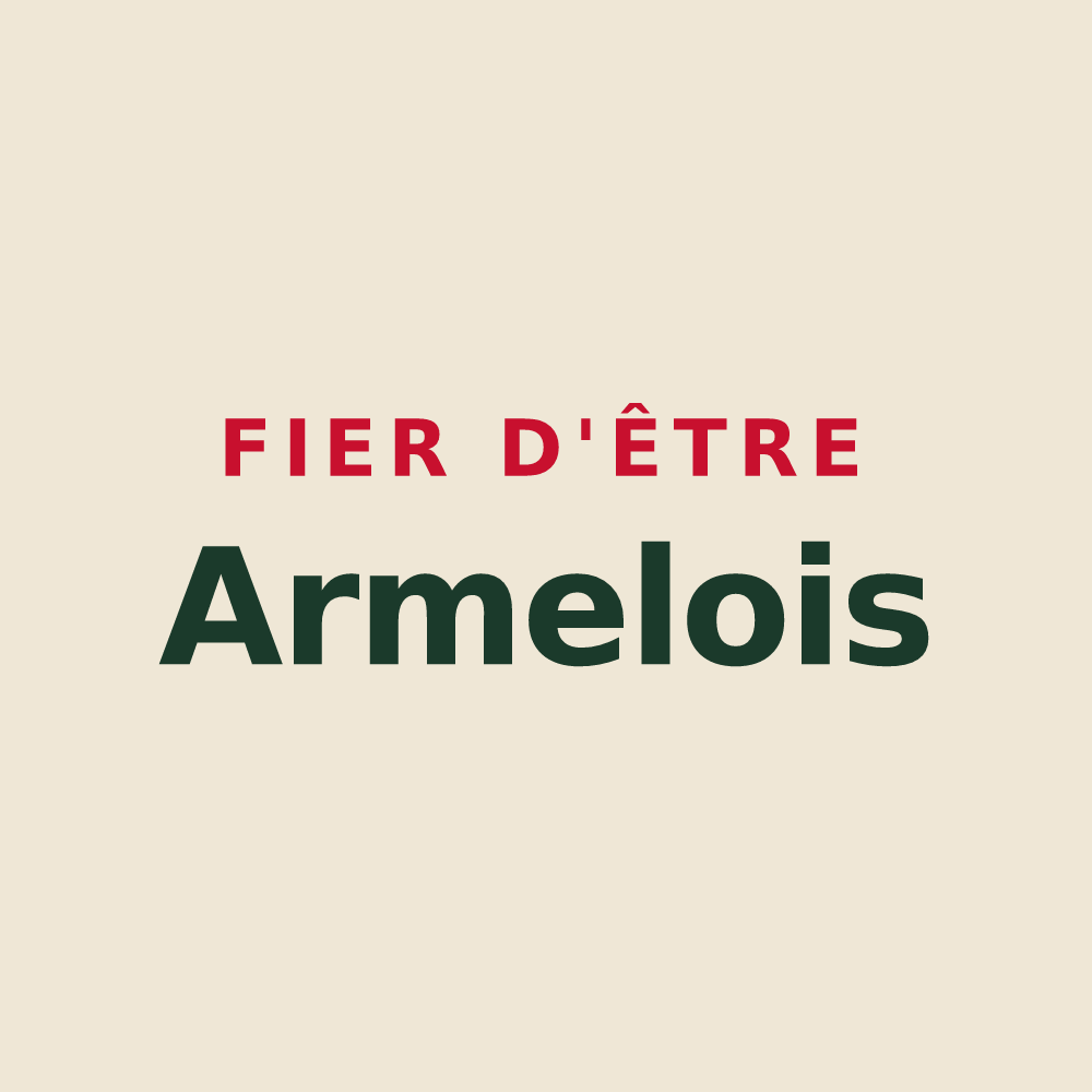 Tote bag « Fier d'être Armelois » — design pour Saint-Armel