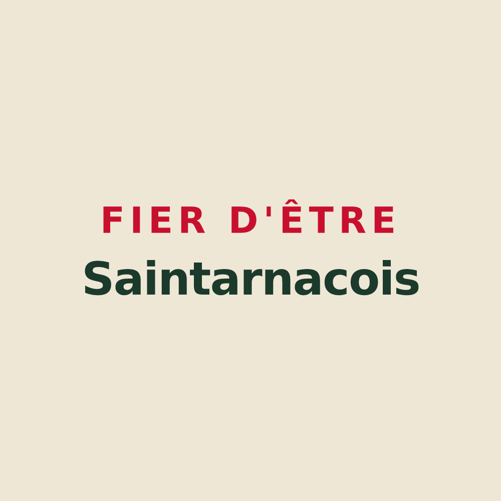 Tote bag « Fier d'être Saintarnacois » — design pour Saint-Arnac