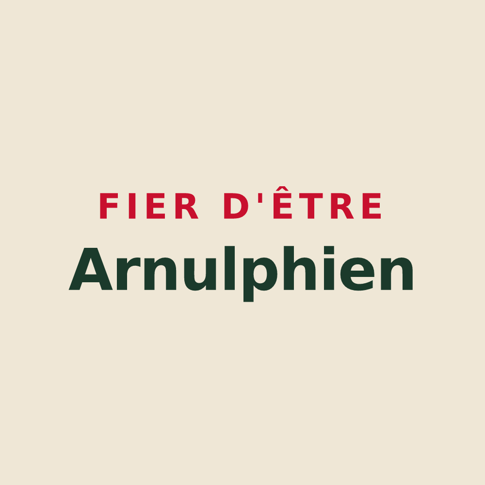 Tote bag « Fier d'être Arnulphien » — design pour Saint-Arnoult