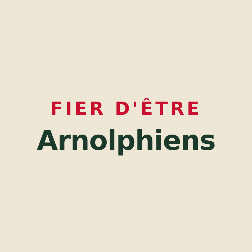 Tote bag « Fier d'être Arnolphiens » — design pour Saint-Arnoult-en-Yvelines