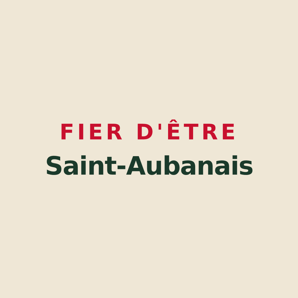 Tote bag « Fier d'être Saint-Aubanais » — design pour Saint-Auban