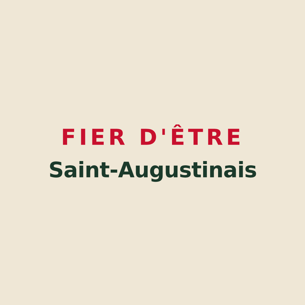 Tote bag « Fier d'être Saint-Augustinais » — design pour Saint-Augustin