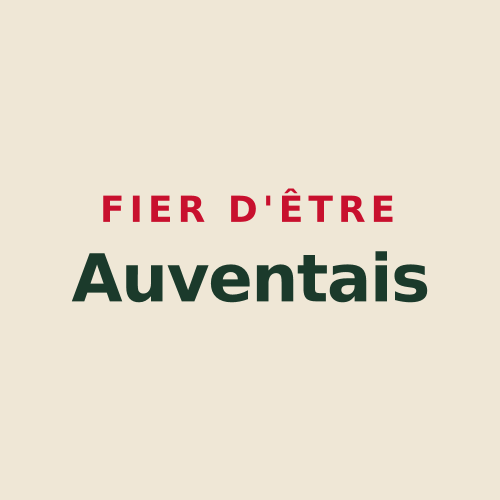 Tote bag « Fier d'être Auventais » — design pour Saint-Auvent