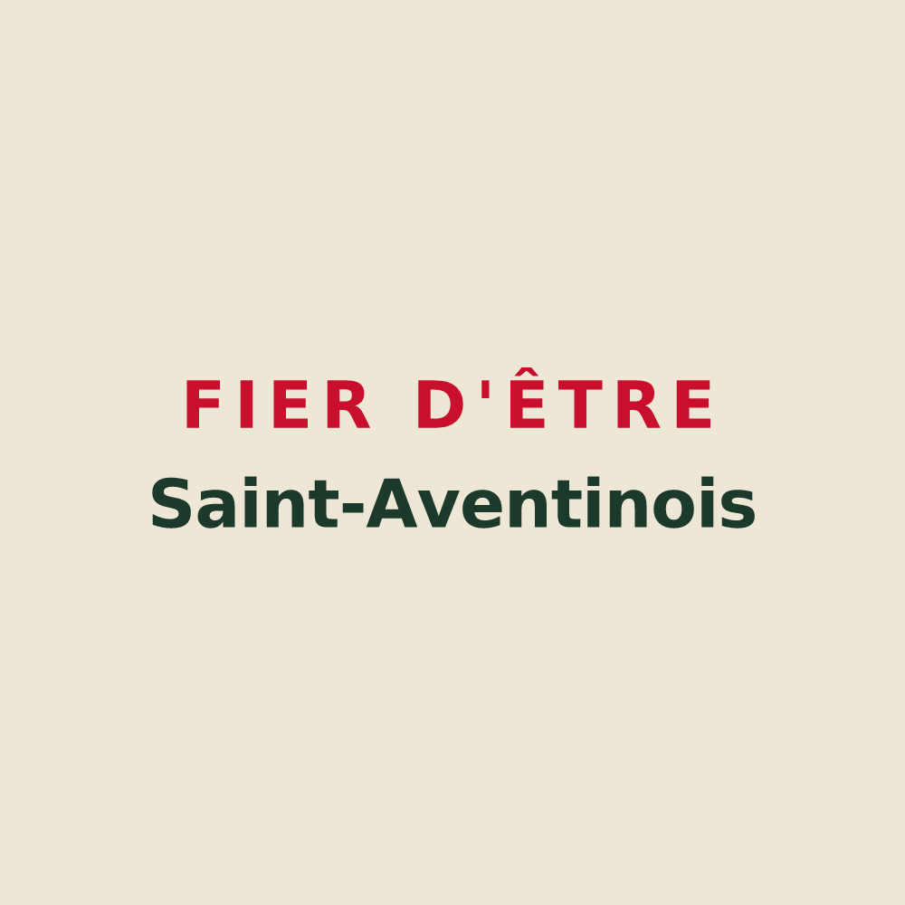 Tote bag « Fier d'être Saint-Aventinois » — design pour Saint-Aventin