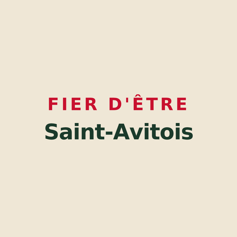Tote bag « Fier d'être Saint-Avitois » — design pour Saint-Avit