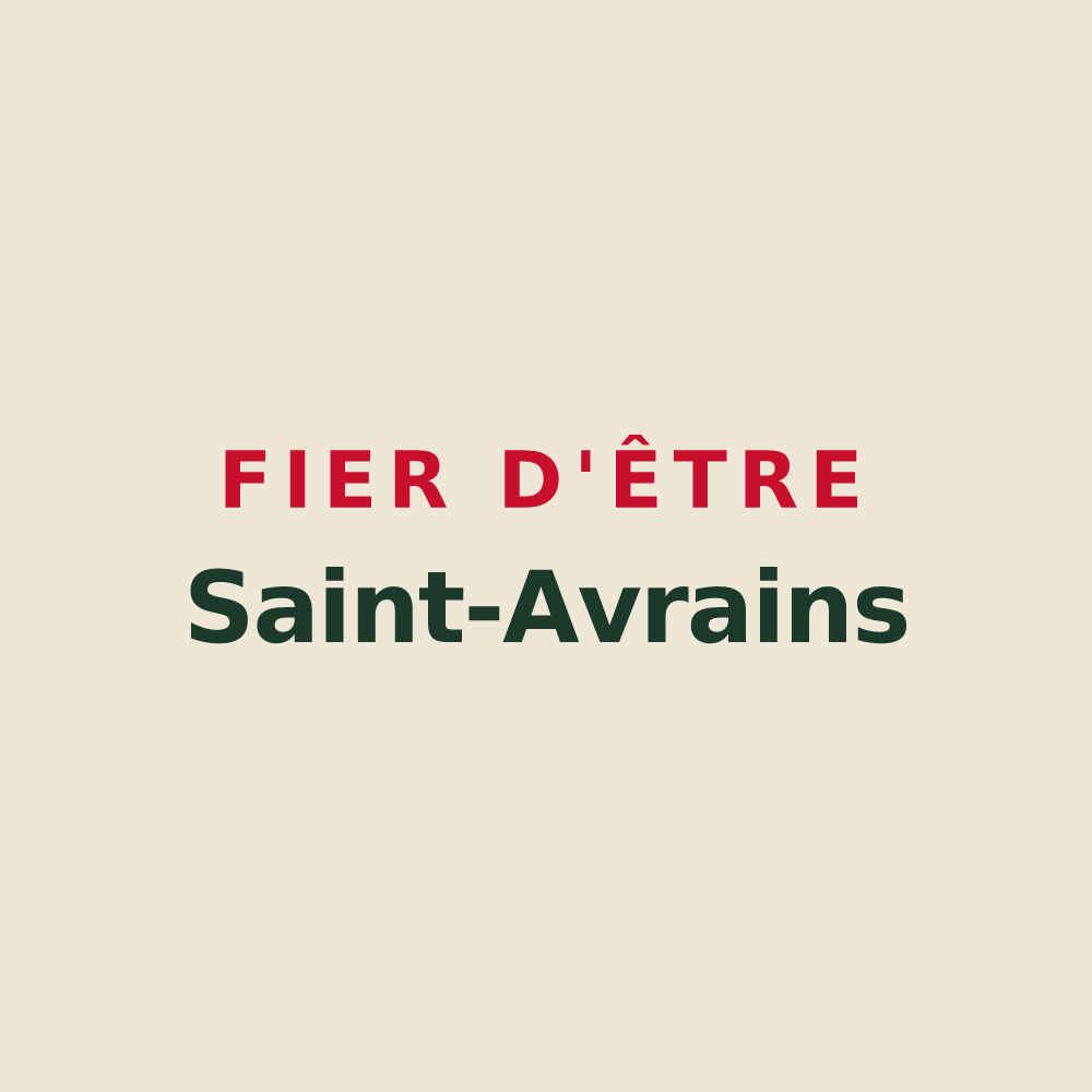 Tote bag « Fier d'être Saint-Avrains » — design pour Saint-Avre