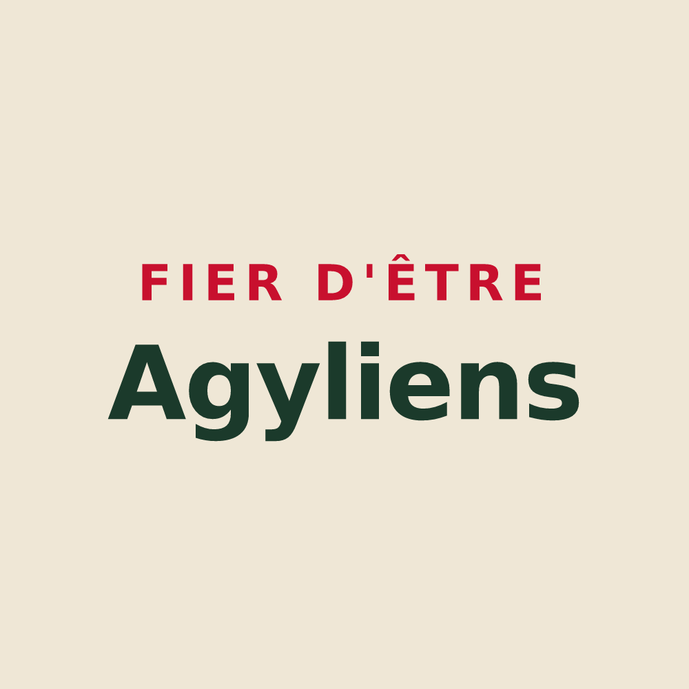 Tote bag « Fier d'être Agyliens » — design pour Saint-Ay