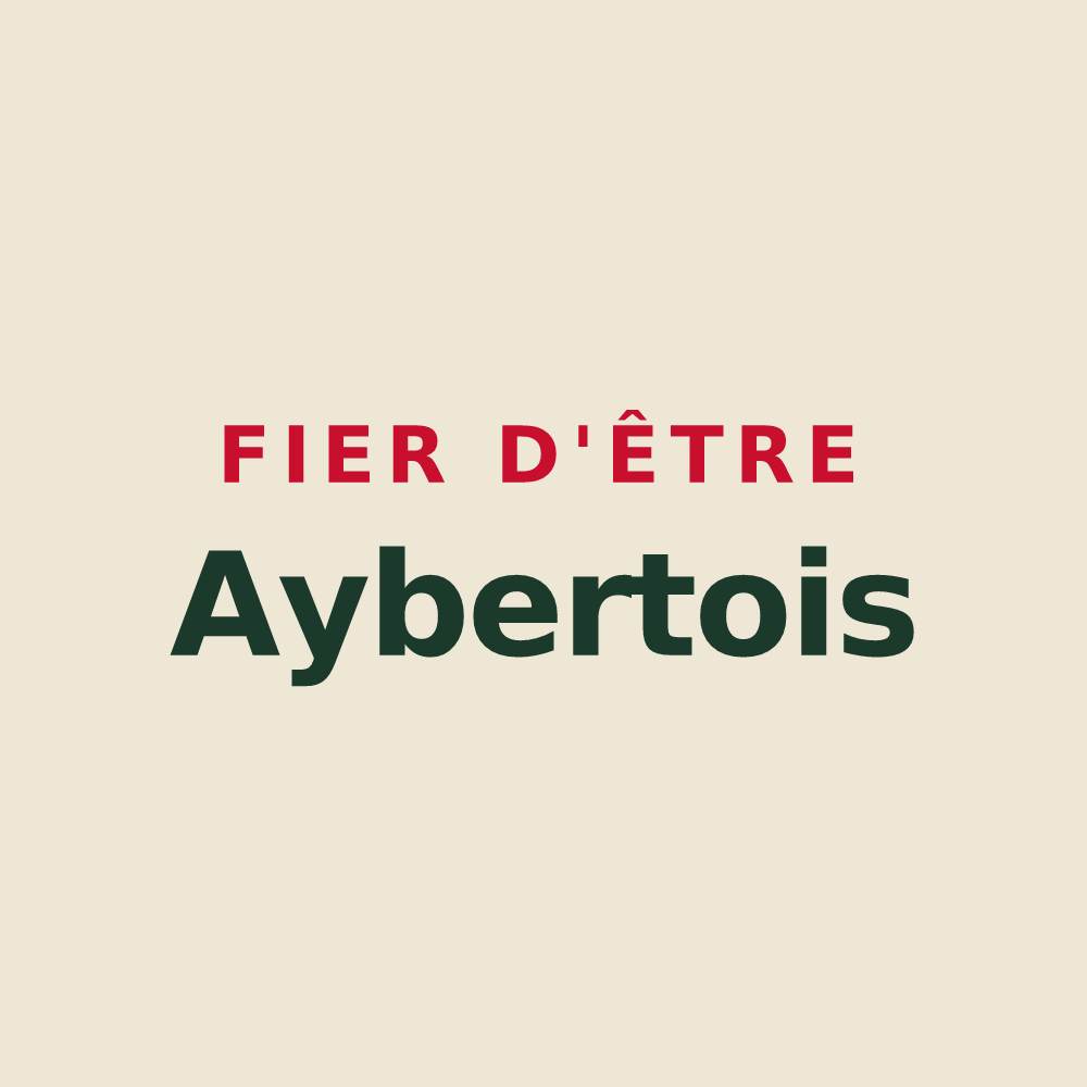 Tote bag « Fier d'être Aybertois » — design pour Saint-Aybert