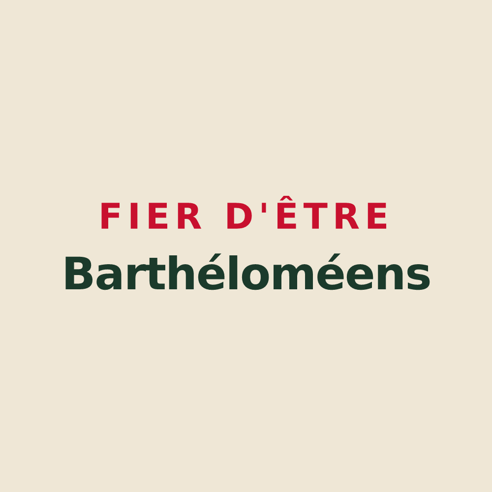 Tote bag « Fier d'être Barthéloméens » — design pour Saint-Barthélemy