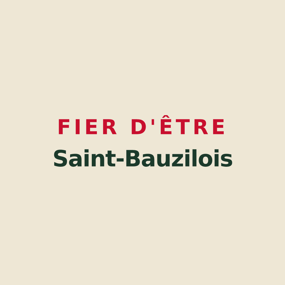 Tote bag « Fier d'être Saint-Bauzilois » — design pour Saint-Bauzile