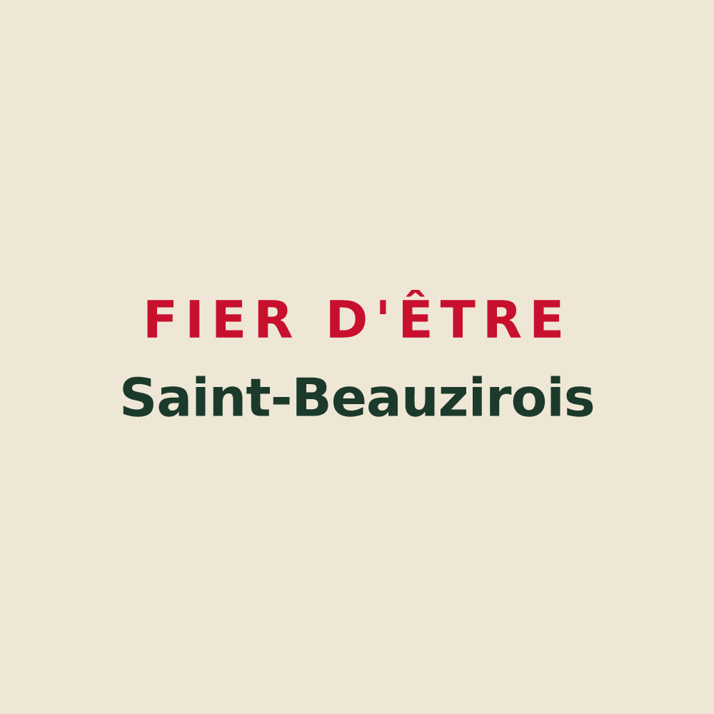 Tote bag « Fier d'être Saint-Beauzirois » — design pour Saint-Beauzire