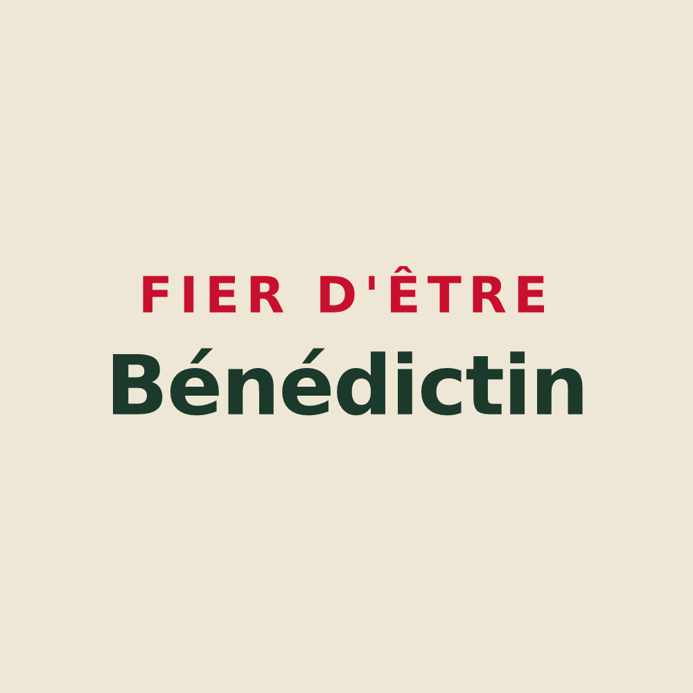 Tote bag « Fier d'être Bénédictin » — design pour Saint-Benoît-des-Ondes