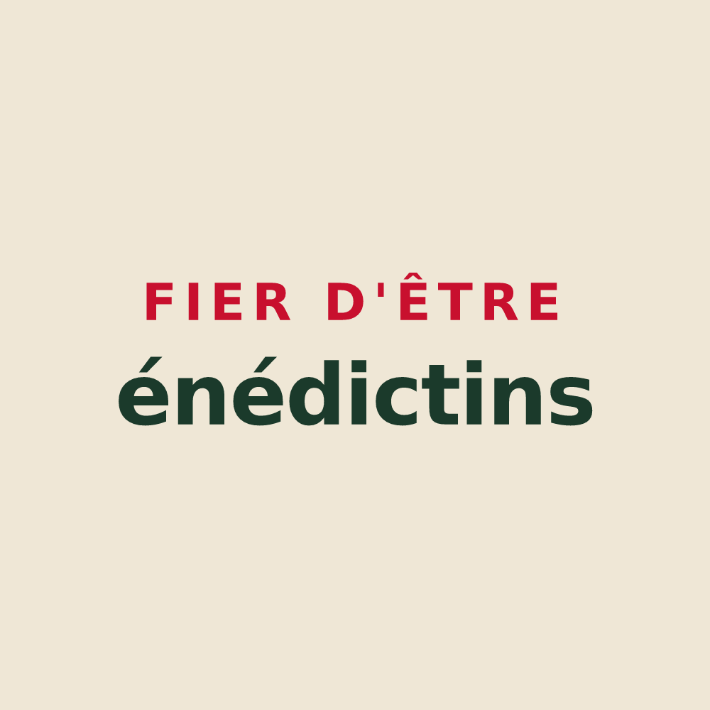 Tote bag « Fier d'être énédictins » — design pour Saint-Benoît-sur-Seine