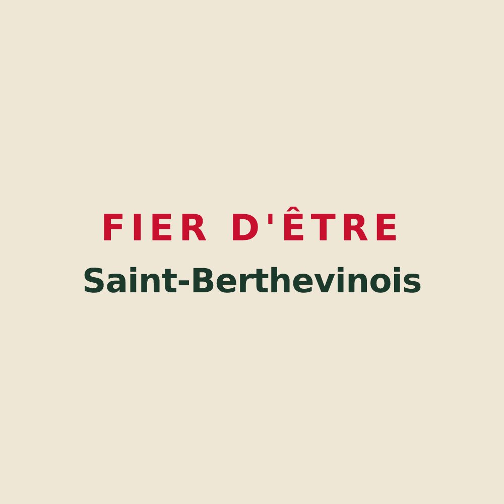 Tote bag « Fier d'être Saint-Berthevinois » — design pour Saint-Berthevin-la-Tannière