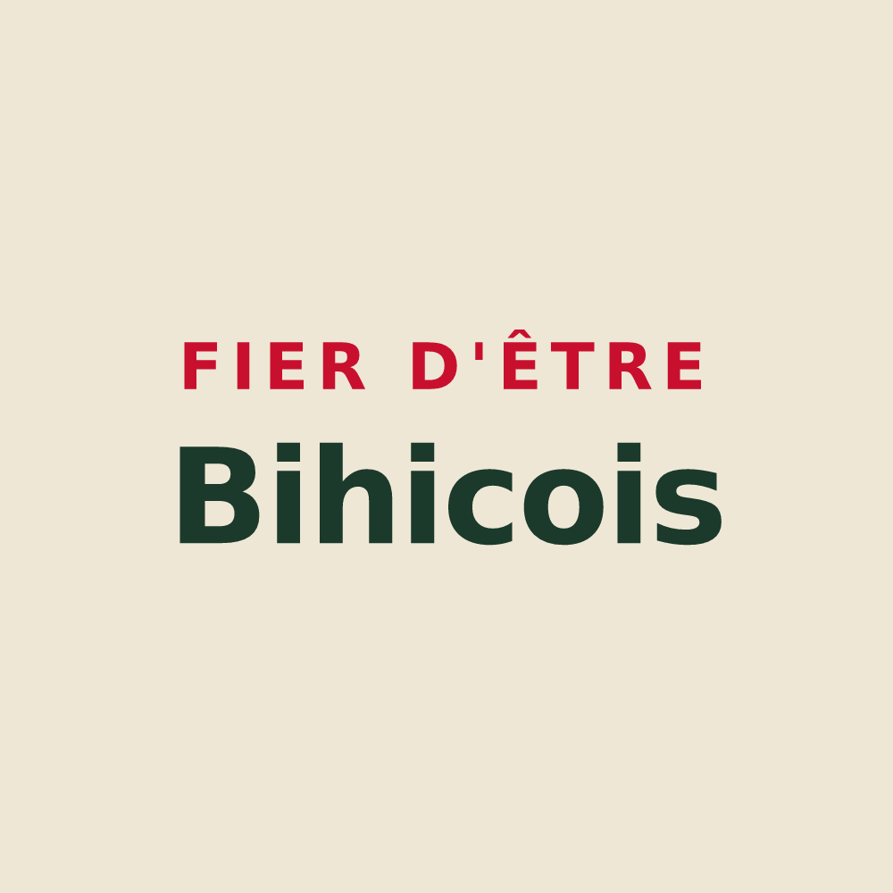 Tote bag « Fier d'être Bihicois » — design pour Saint-Bihy