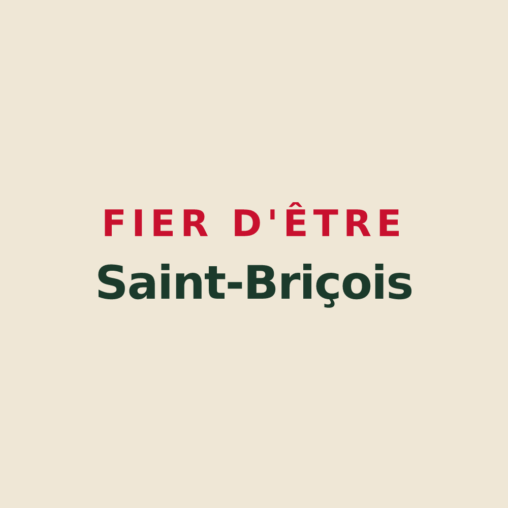 Tote bag « Fier d'être Saint-Briçois » — design pour Saint-Brice