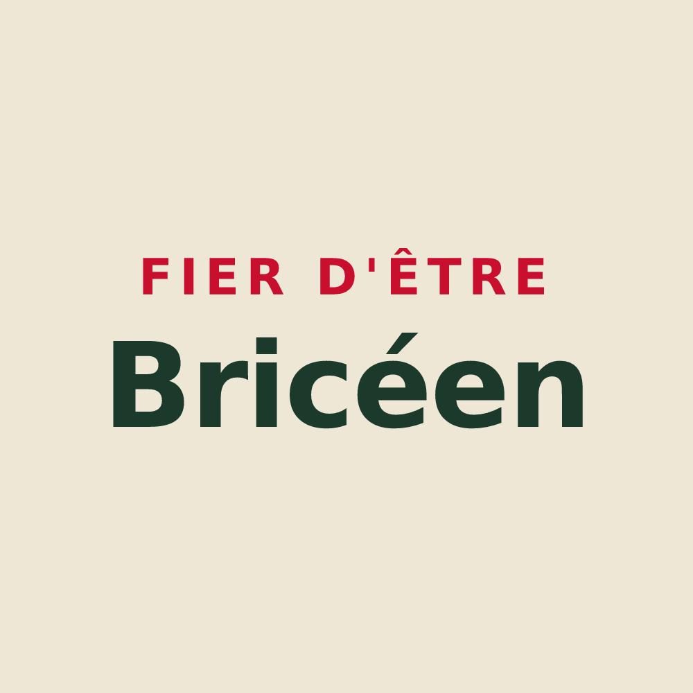 Tote bag « Fier d'être Bricéen » — design pour Saint-Brice