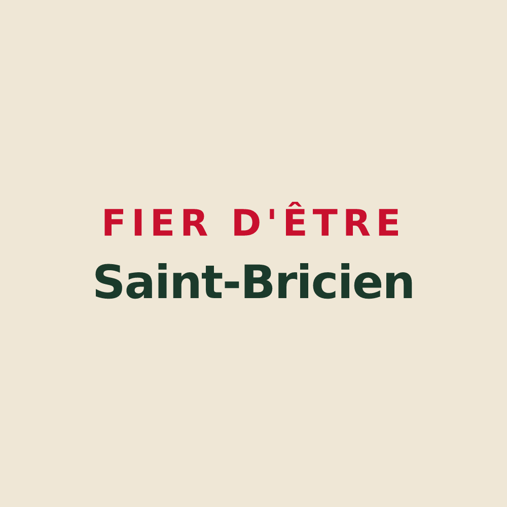 Tote bag « Fier d'être Saint-Bricien » — design pour Saint-Brice-sous-Forêt