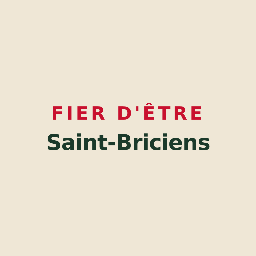 Tote bag « Fier d'être Saint-Briciens » — design pour Saint-Bris-des-Bois