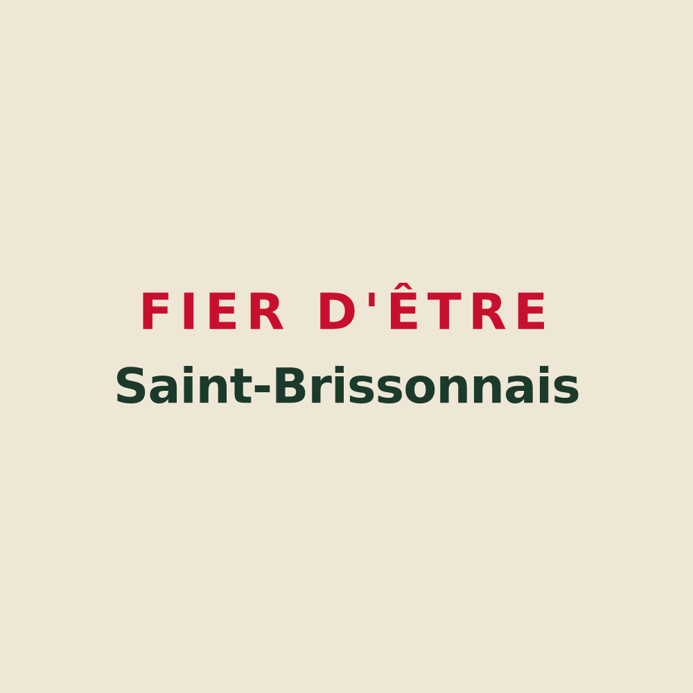 Tote bag « Fier d'être Saint-Brissonnais » — design pour Saint-Brisson-sur-Loire