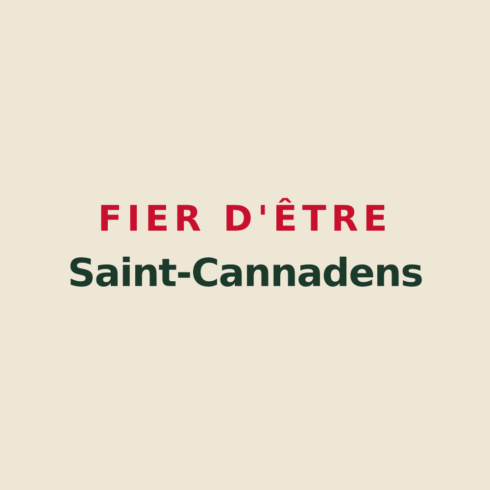 Tote bag « Fier d'être Saint-Cannadens » — design pour Saint-Cannat